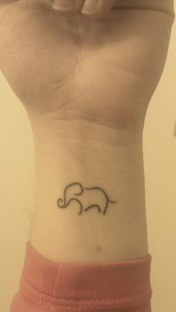 dessin tatouage elephant 1805