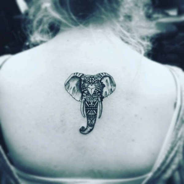 dessin tatouage elephant 2611
