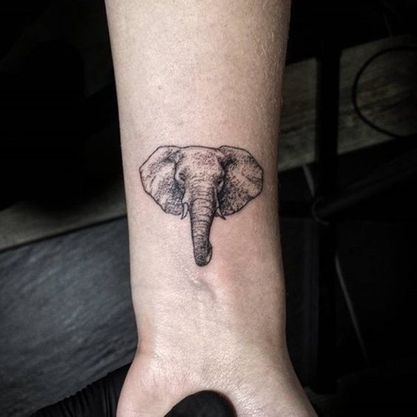 dessin tatouage elephant 2715