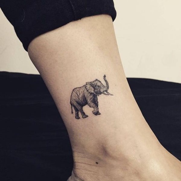 dessin tatouage elephant 453
