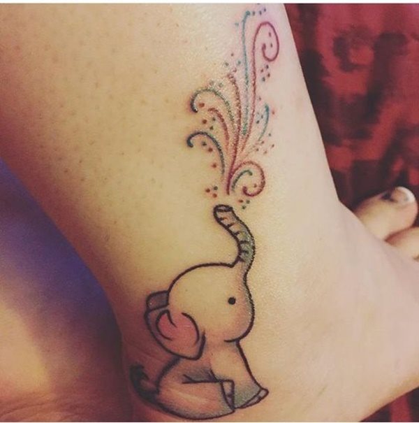 dessin tatouage elephant 89