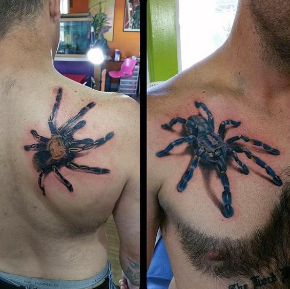tatouage araignee 168