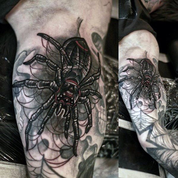 tatouage araignee 584