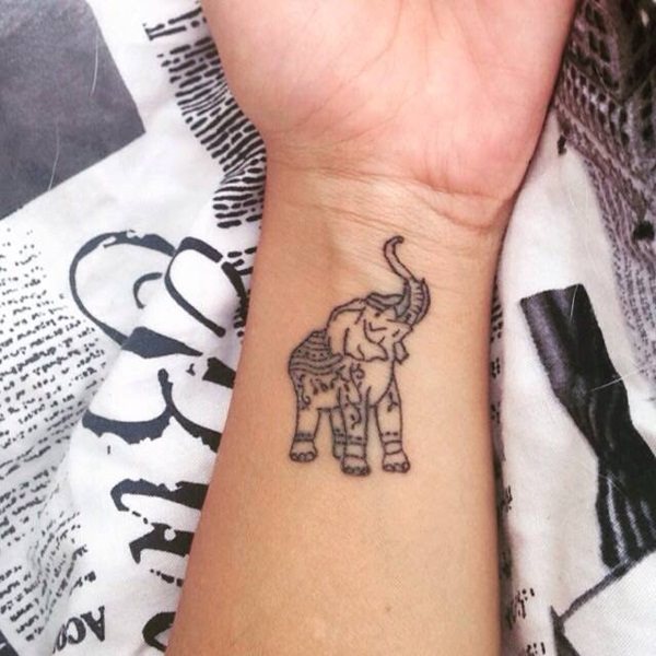 tatouage elephant 1065