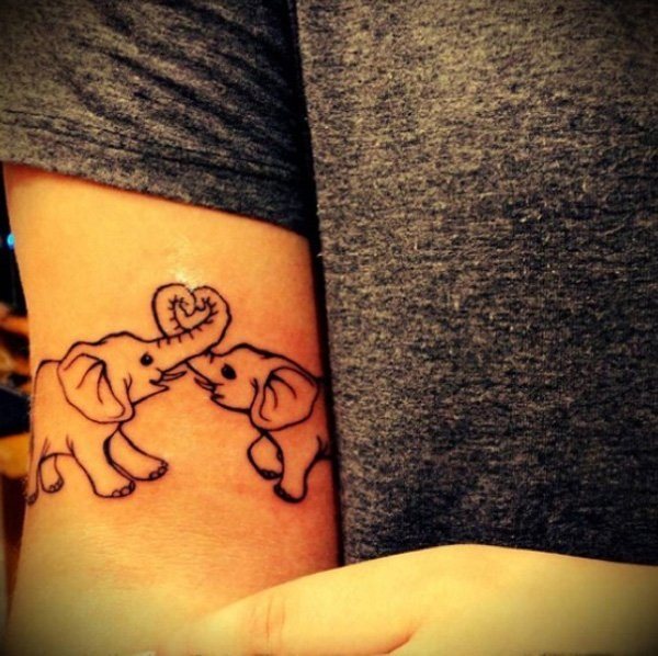 tatouage elephant 1104