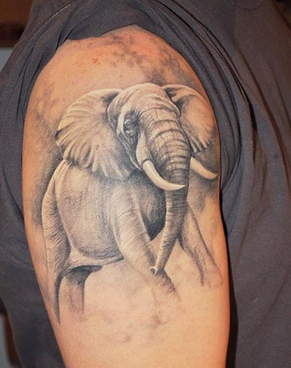 tatouage elephant 337