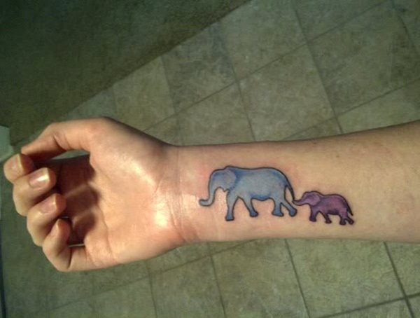 tatouage elephant 350