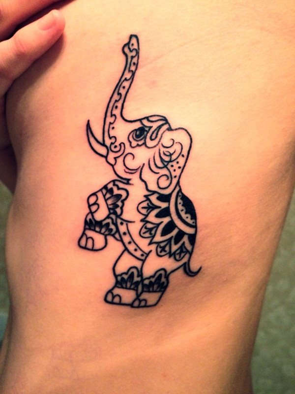 tatouage elephant 428
