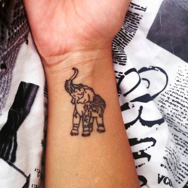 tatouage elephant 506