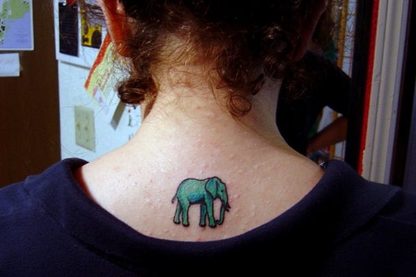 tatouage elephant 662