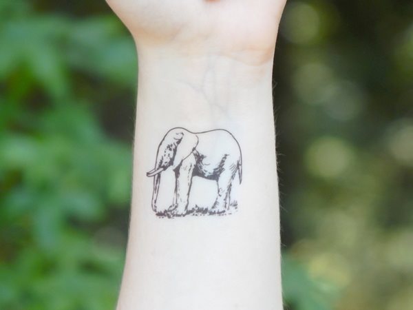 tatouage elephant 740