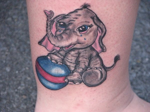 tatouage elephant 766