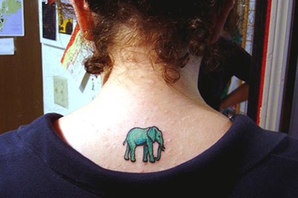 tatouage elephant 909