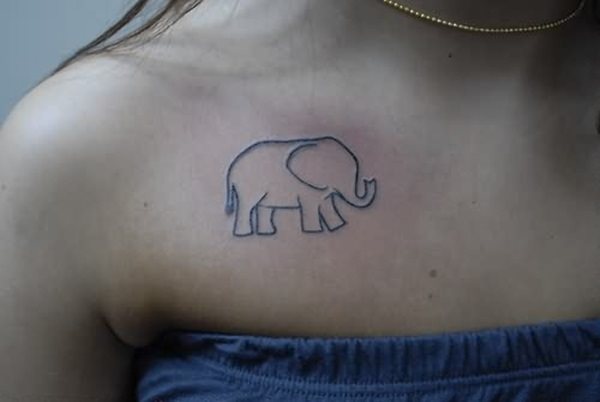 tatouage elephant 987