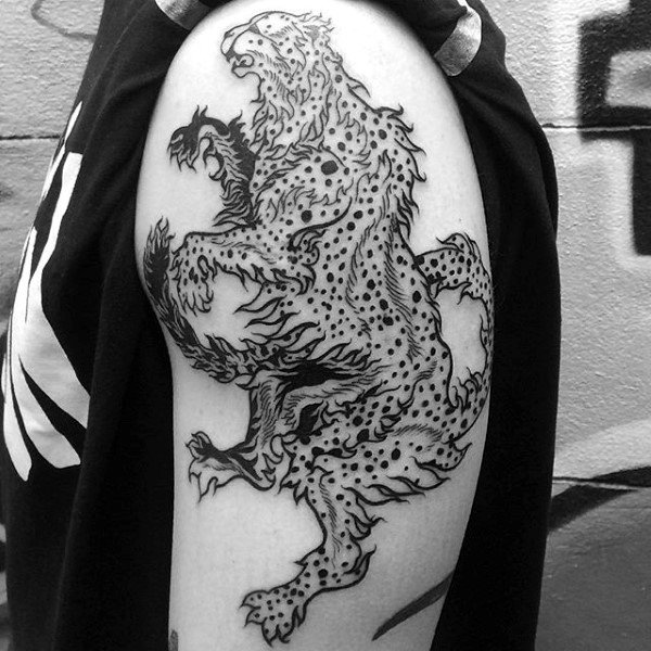 tatouage leopard 102