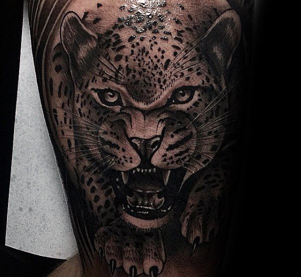 tatouage leopard 115