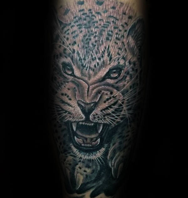 tatouage leopard 245