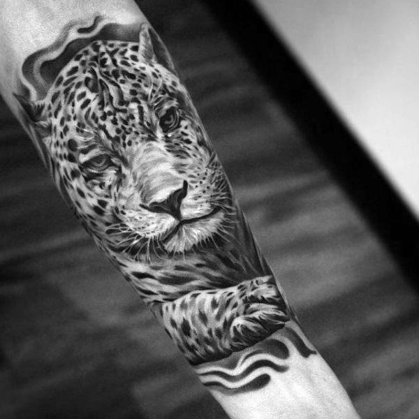tatouage leopard 271