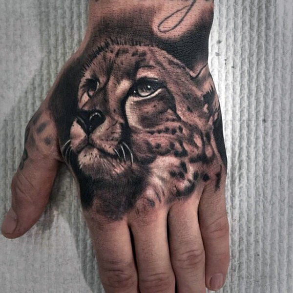 tatouage leopard 284