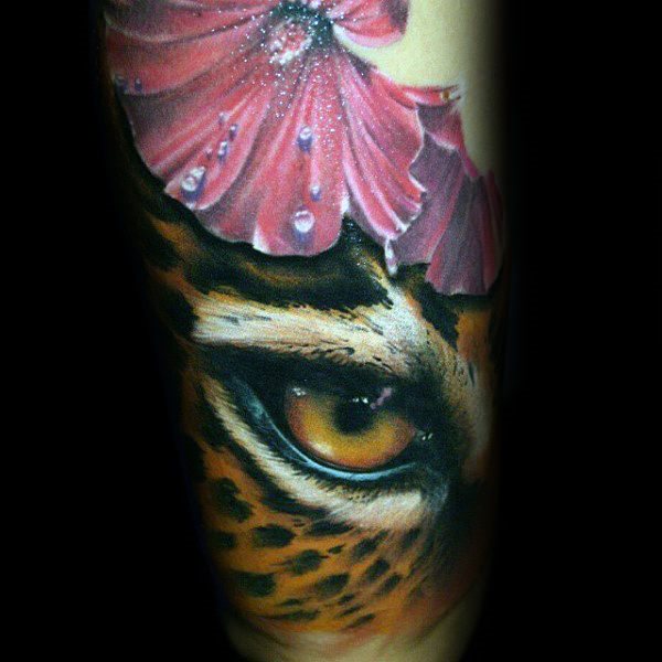 tatouage leopard 336