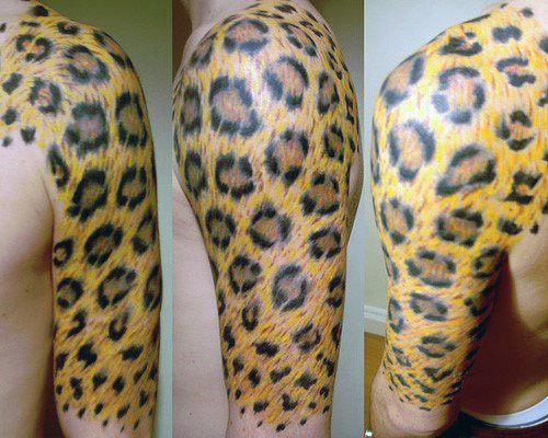 tatouage leopard 375