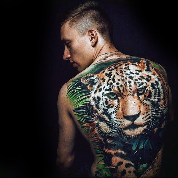 tatouage leopard 427