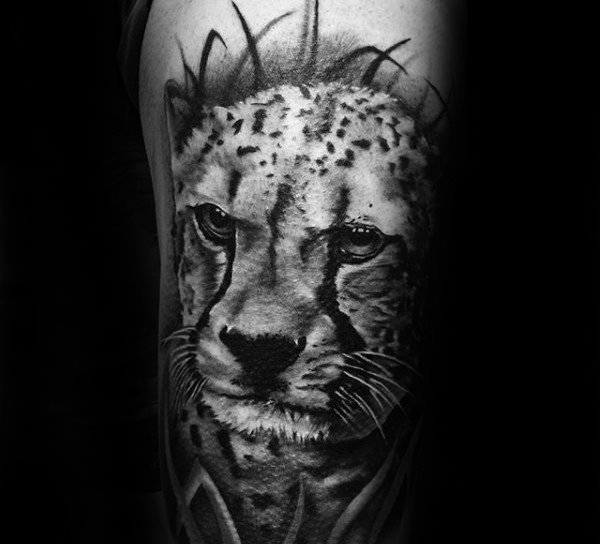 tatouage leopard 466