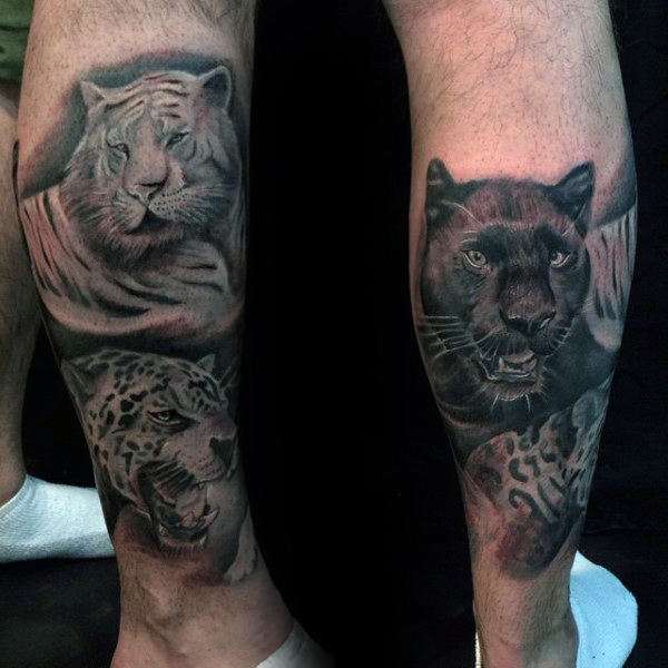tatouage leopard 505