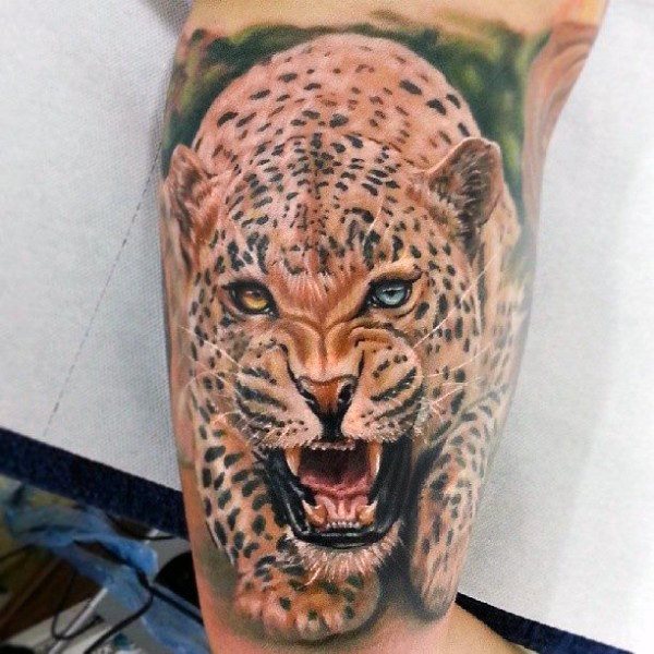 tatouage leopard 531