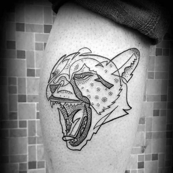 tatouage leopard 570