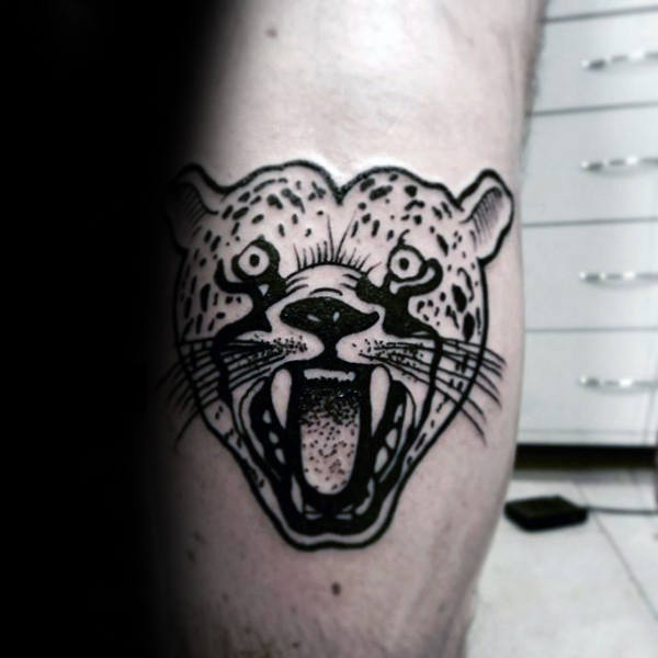tatouage leopard 63