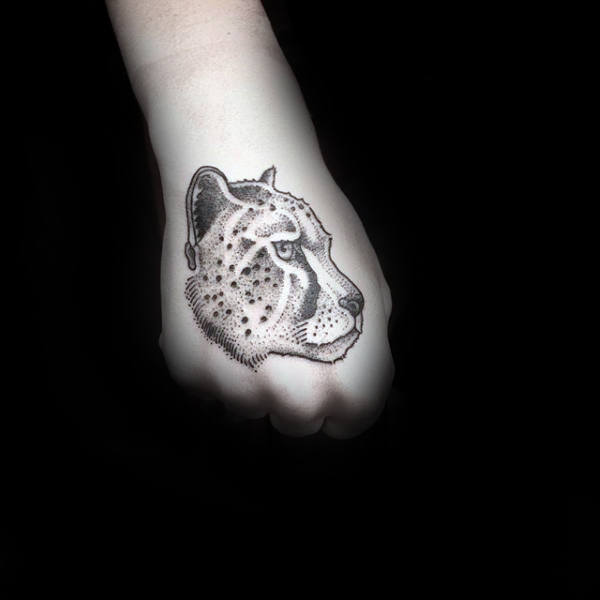tatouage leopard 674