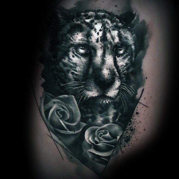 tatouage leopard 765