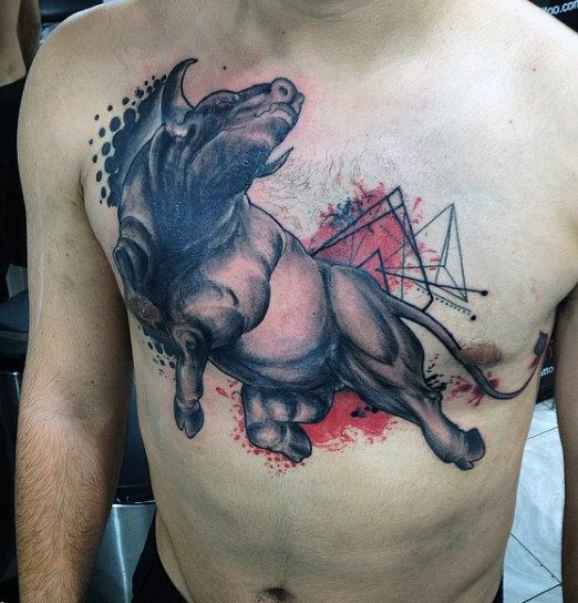 tatouage taureau 12