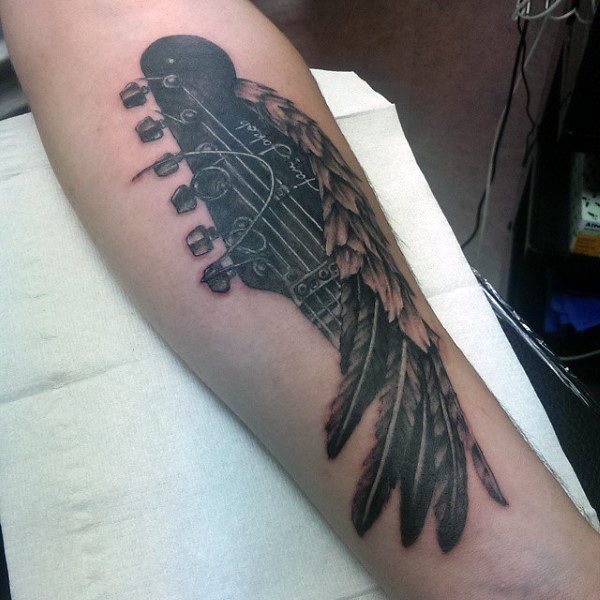 tatouage guitare 07