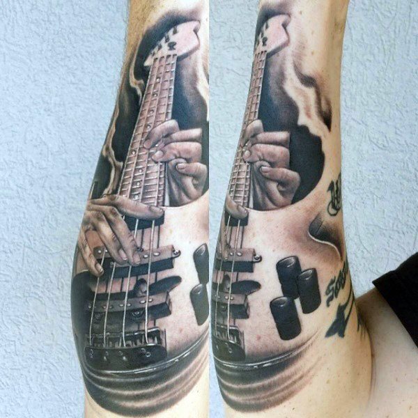 tatouage guitare 25
