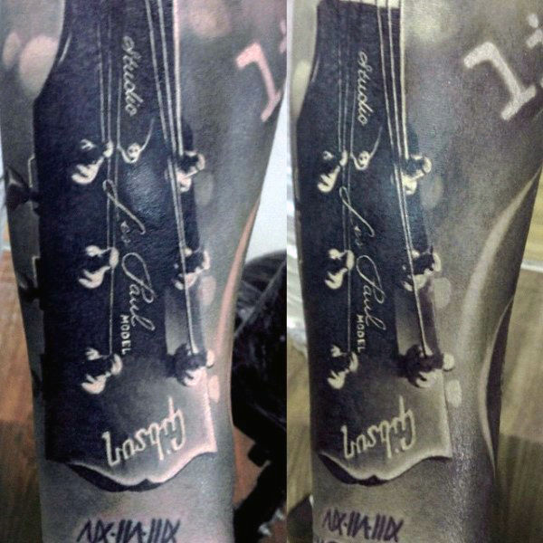 tatouage guitare 47