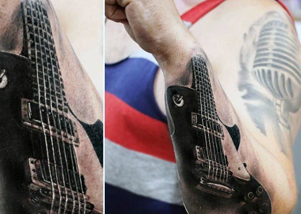 tatouage guitare 67