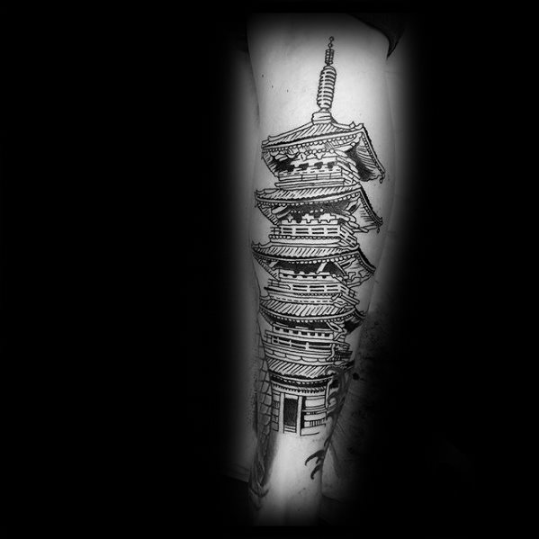 tatouage pagode 101
