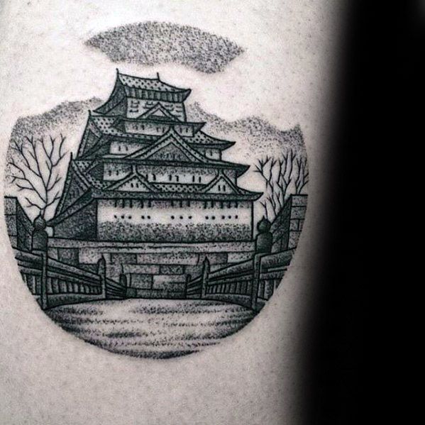 tatouage pagode 113