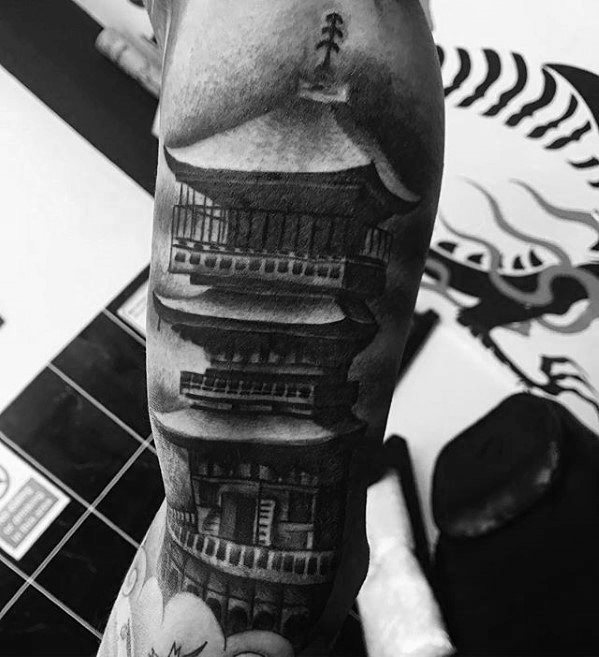 tatouage pagode 17