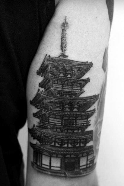 tatouage pagode 19