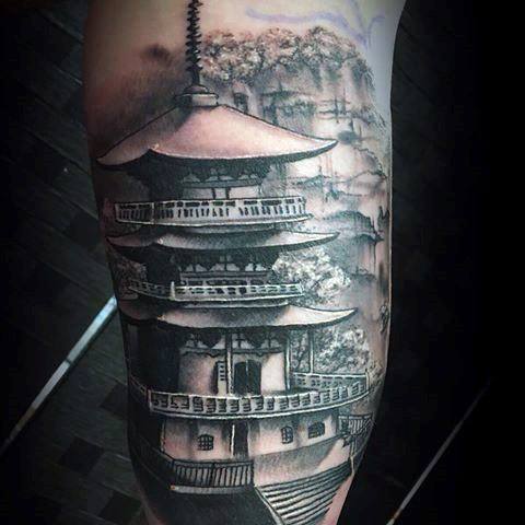tatouage pagode 25