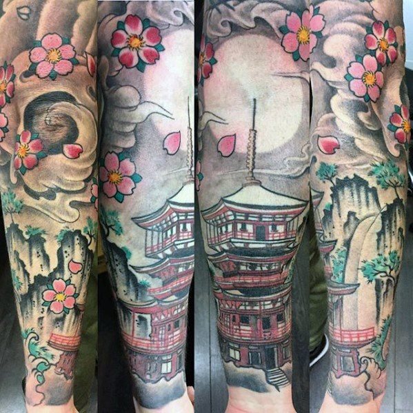 tatouage pagode 29