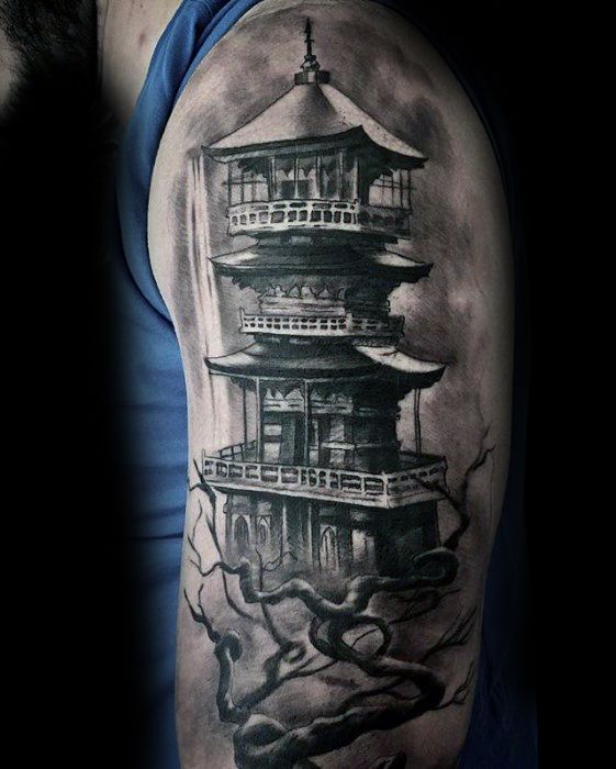 tatouage pagode 39