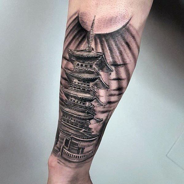 tatouage pagode 57