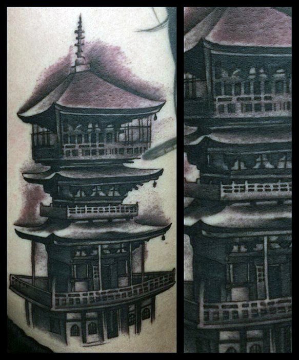 tatouage pagode 93