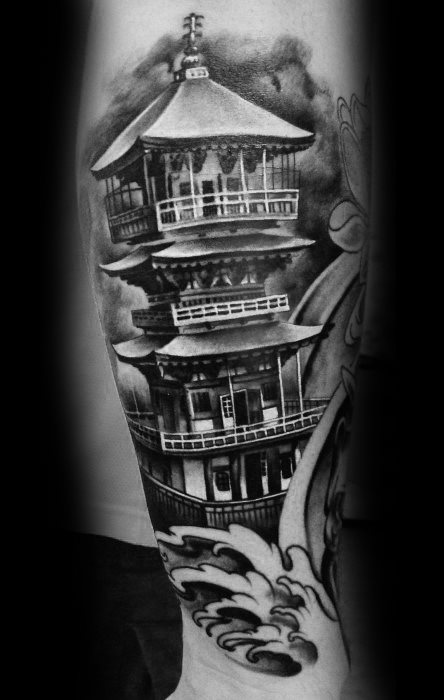 tatouage pagode 97