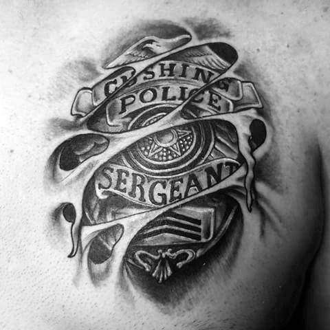 tatouage policier 29