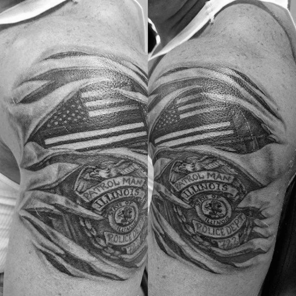 tatouage policier 77